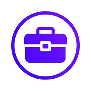 Icon of a clipboard representing plug-and-play AI prompt templates