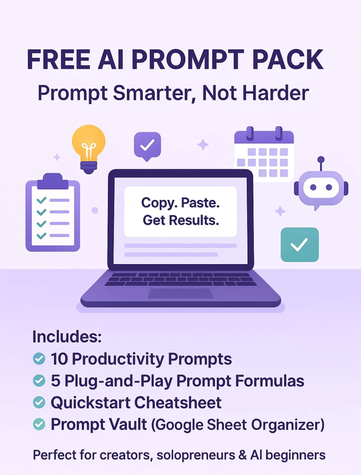 Free AI Tools Prompt Pack – Copy, Paste, Get Results with prompt templates and tools