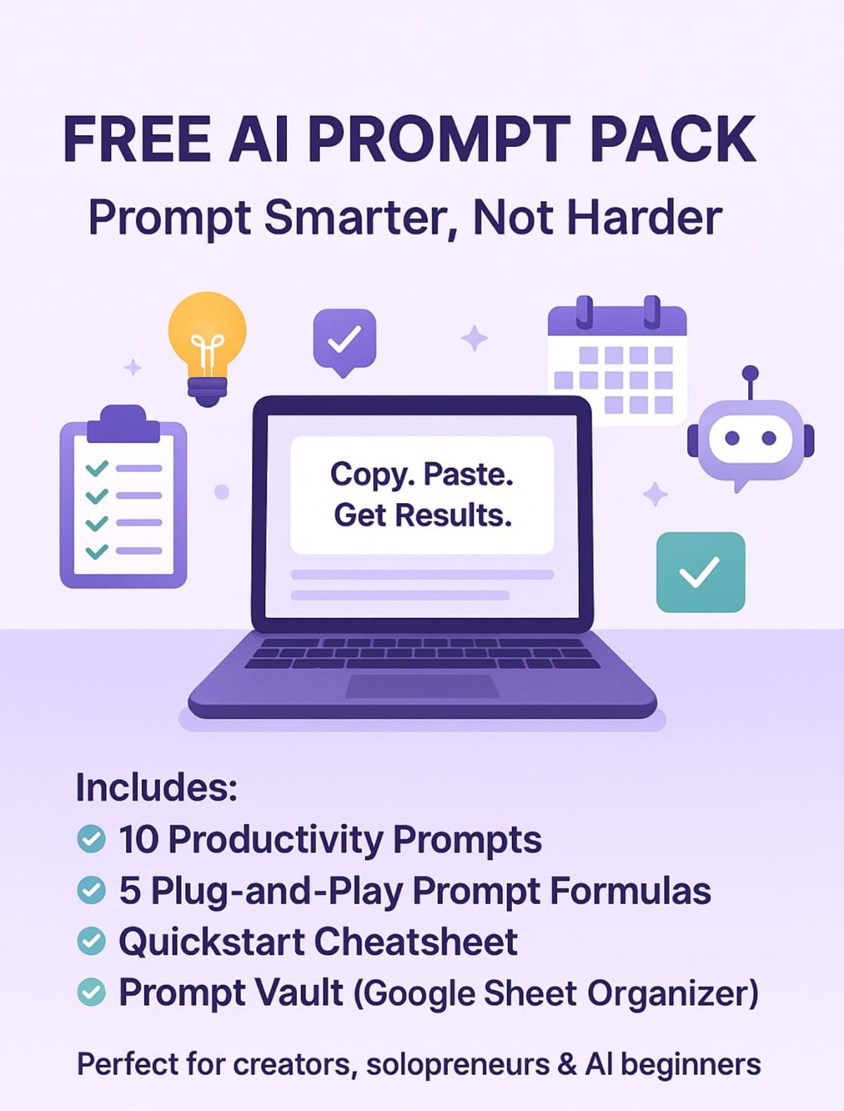 Free AI Tools Prompt Pack – Copy, Paste, Get Results with prompt templates and tools